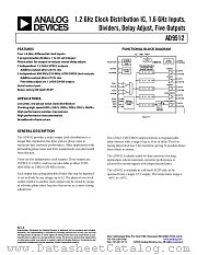 AD9512 datasheet pdf Analog Devices