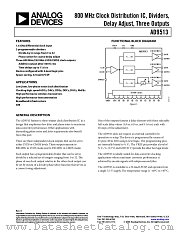 AD9513 datasheet pdf Analog Devices