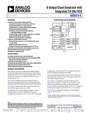 AD9518-0 datasheet pdf Analog Devices