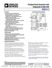 AD9518-3 datasheet pdf Analog Devices