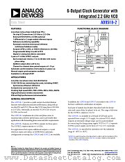 AD9518-2 datasheet pdf Analog Devices