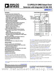 AD9520-0 datasheet pdf Analog Devices