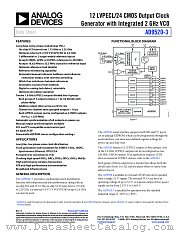 AD9520-3 datasheet pdf Analog Devices