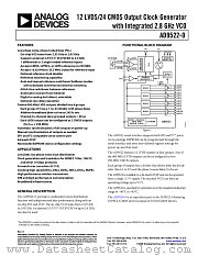 AD9522-0 datasheet pdf Analog Devices