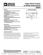AD9550 datasheet pdf Analog Devices
