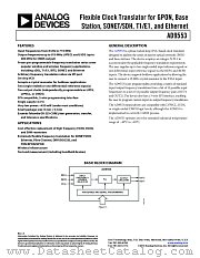 AD9553 datasheet pdf Analog Devices