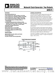 AD9575 datasheet pdf Analog Devices