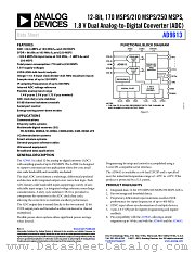 AD9613 datasheet pdf Analog Devices