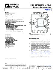AD9628 datasheet pdf Analog Devices