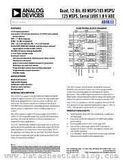 AD9633 datasheet pdf Analog Devices