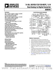 AD9640 datasheet pdf Analog Devices