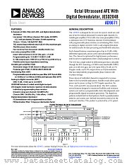 AD9671 datasheet pdf Analog Devices