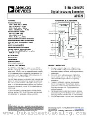 AD9726 datasheet pdf Analog Devices