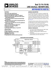 AD9780 datasheet pdf Analog Devices