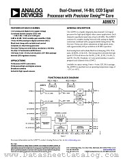 AD9972 datasheet pdf Analog Devices