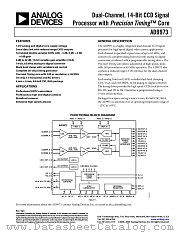 AD9973 datasheet pdf Analog Devices