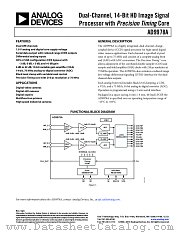 AD9978A datasheet pdf Analog Devices