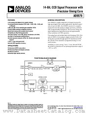 AD9979 datasheet pdf Analog Devices