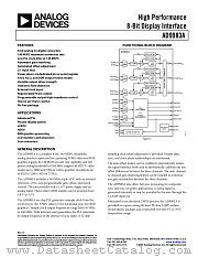 AD9983A datasheet pdf Analog Devices