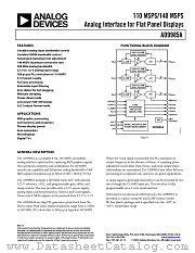 AD9985A datasheet pdf Analog Devices
