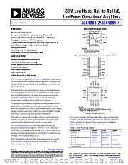 ADA4084-2 datasheet pdf Analog Devices