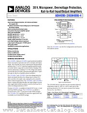 ADA4096-2 datasheet pdf Analog Devices