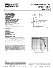 ADA4303-2 datasheet pdf Analog Devices