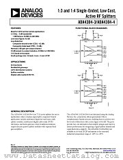 ADA4304-3 datasheet pdf Analog Devices