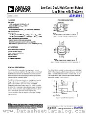ADA4310-1 datasheet pdf Analog Devices
