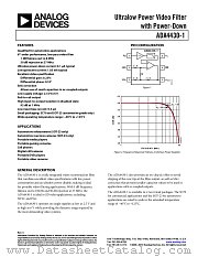 ADA4430-1 datasheet pdf Analog Devices