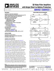 ADA4433-1 datasheet pdf Analog Devices
