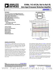 ADA4500-2 datasheet pdf Analog Devices