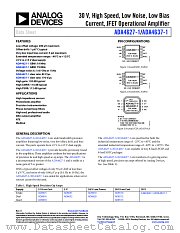 ADA4627-1 datasheet pdf Analog Devices