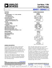 ADA4817-2 datasheet pdf Analog Devices