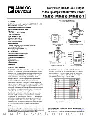 ADA4853-2 datasheet pdf Analog Devices