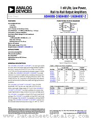 ADA4897-2 datasheet pdf Analog Devices