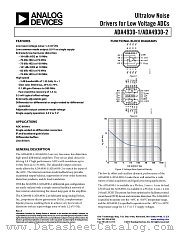 ADA4930-1 datasheet pdf Analog Devices