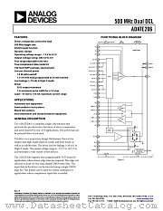 ADATE206 datasheet pdf Analog Devices