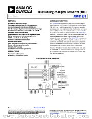 ADAU1978 datasheet pdf Analog Devices