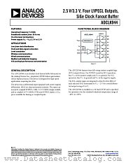 ADCLK944 datasheet pdf Analog Devices