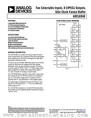 ADCLK948 datasheet pdf Analog Devices