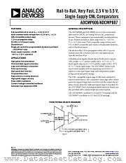 ADCMP607 datasheet pdf Analog Devices