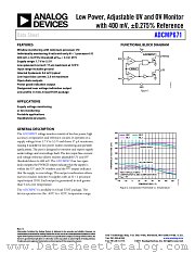 ADCMP671 datasheet pdf Analog Devices
