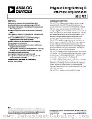 ADE7762 datasheet pdf Analog Devices