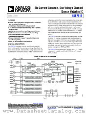 ADE7816 datasheet pdf Analog Devices