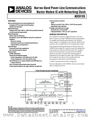 ADE8165 datasheet pdf Analog Devices
