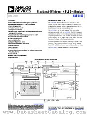 ADF4150 datasheet pdf Analog Devices
