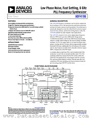 ADF4196 datasheet pdf Analog Devices