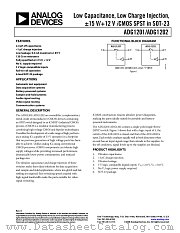 ADG1201 datasheet pdf Analog Devices
