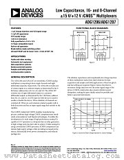 ADG1207 datasheet pdf Analog Devices